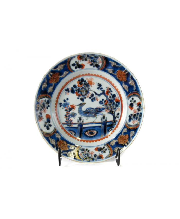 Čínský talíř Imari, 18. st.